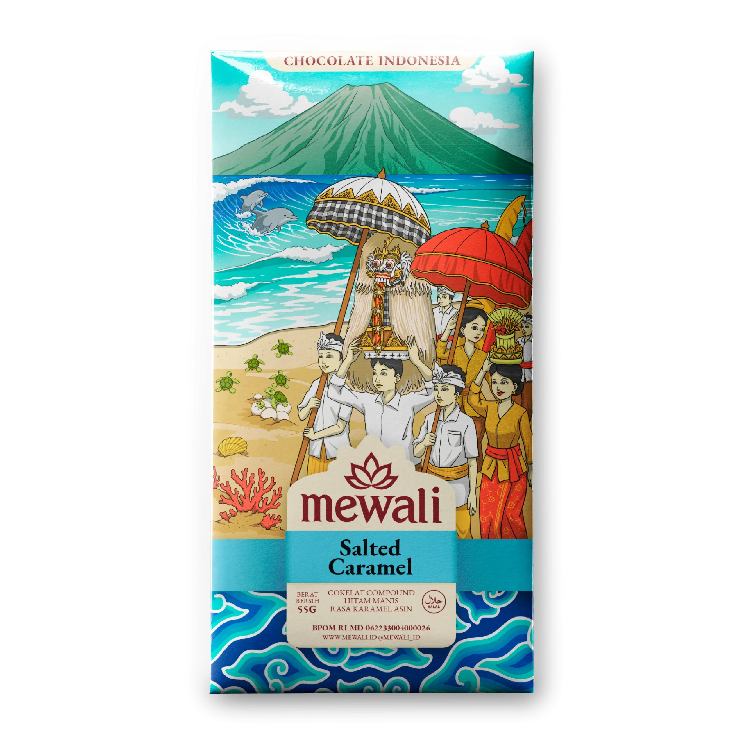 Bar 55g Bali Salted Caramel