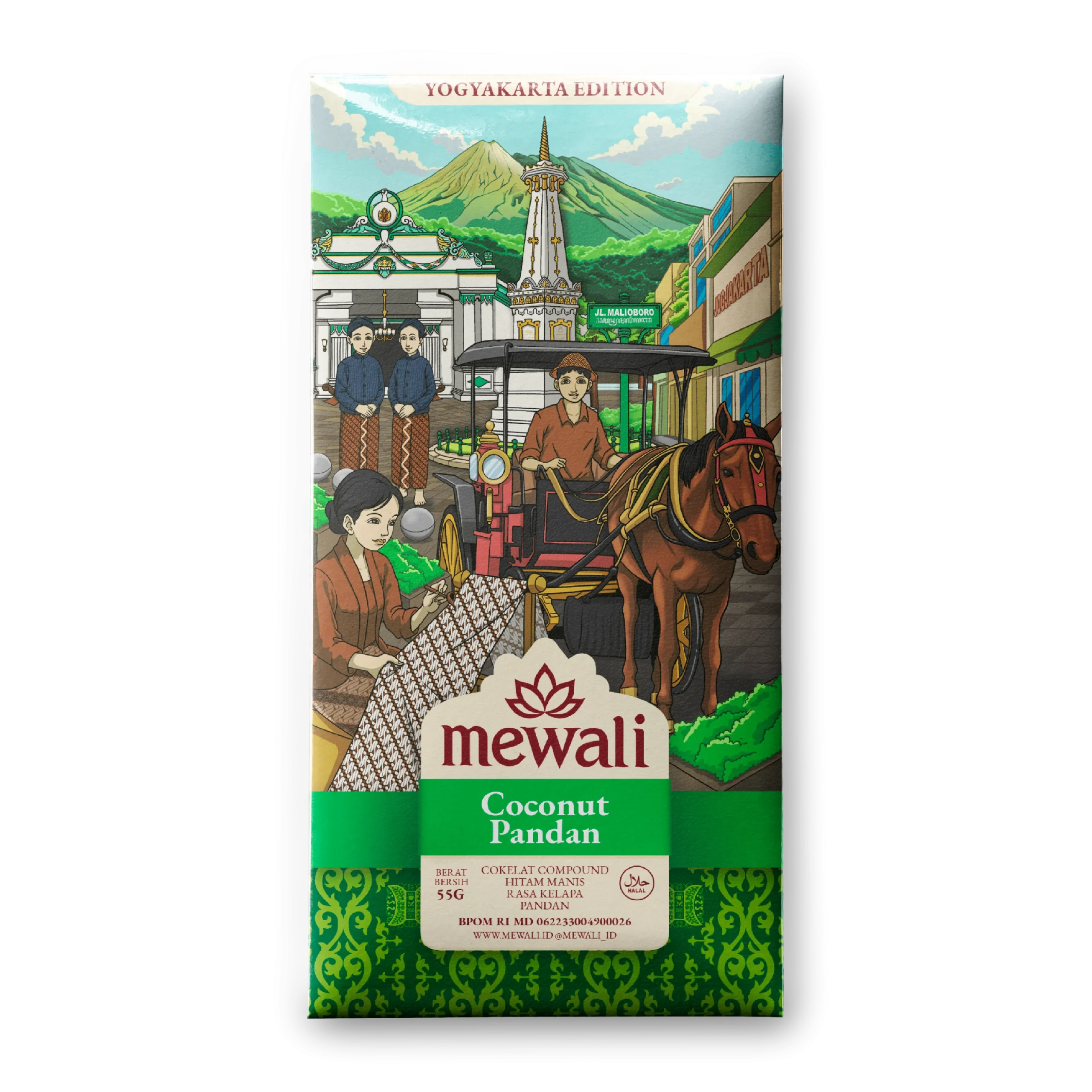 Bar 55g Java Coconut Pandan